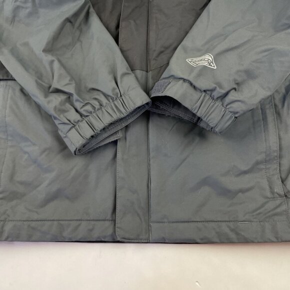 Columbia Interchange Shell Jacket Youth Boy’s M Full Zip Ski Black Blue - Picture 9 of 11